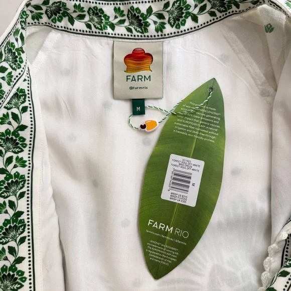 FARM Rio Forest Soul Off-White Maxi Dress - Picture 15 of 16